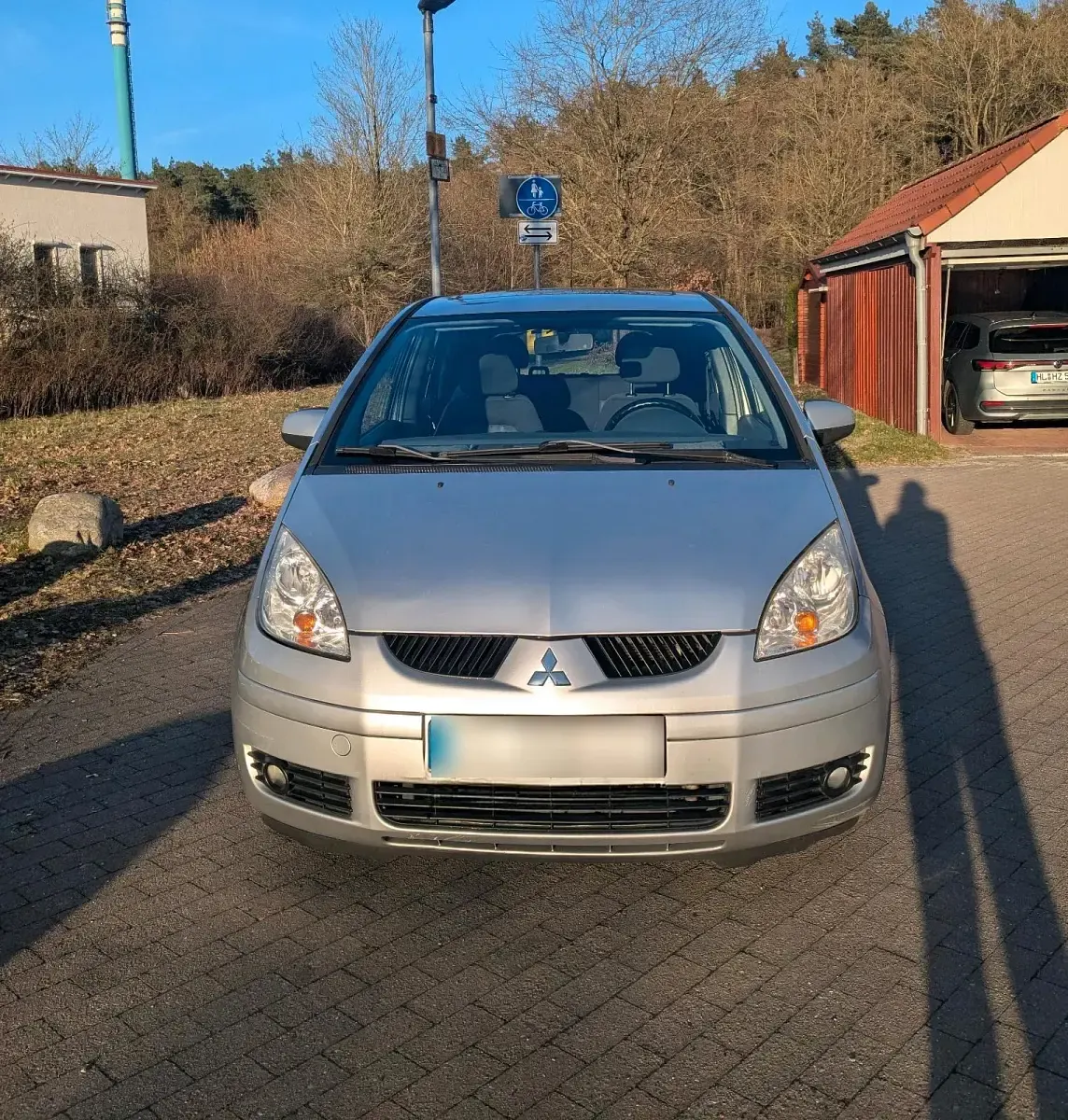 Gebraucht Mitsubishi Colt 75 PS (55 kW) 2007 Silber Kleinwagen