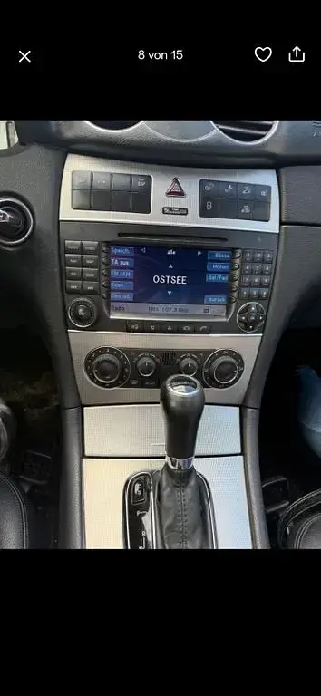 Gebraucht Mercedes CLK200 Avantgarde 184 PS (135 kW) 2009 Schwarz Cabrio