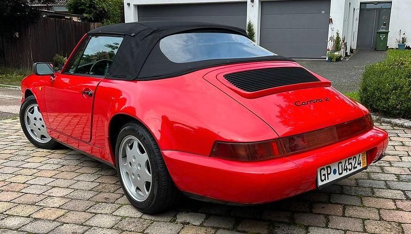 Second-hand Porsche 964 340 CP (250 kW) 1991 Roșu Cabrio