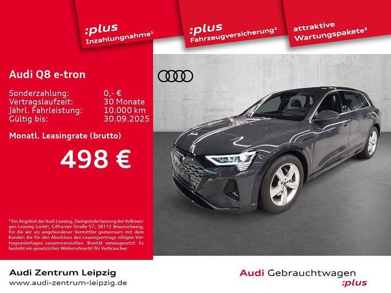 Grau Gebraucht 2024 Audi Q8 e-tron Advanced Plus SUV | 60.980 € (Guter Preis) - Bild 1/3
