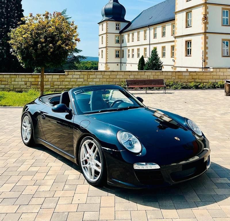 Schwarz Gebraucht 2009 Porsche 911 Carrera Cabriolet Cabrio | 52.911 € - Bild 1/4