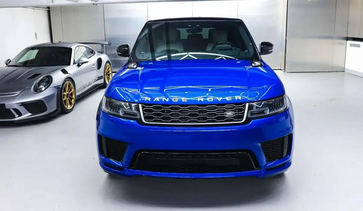 Gebraucht Land Rover Range Rover Sport Autobiography Dynamic 340 PS (250 kW) 2019 Blau SUV