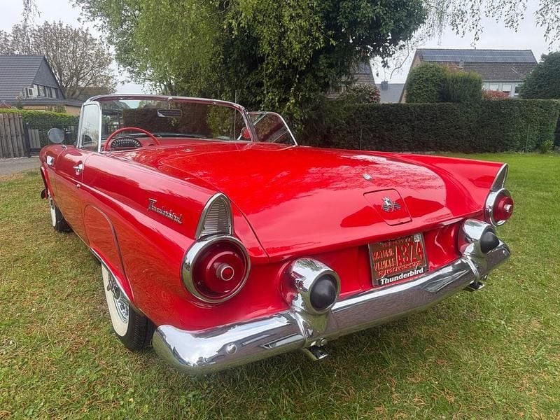Second-hand Ford Thunderbird 201 CP (147 kW) 1955 Roșu Cabrio