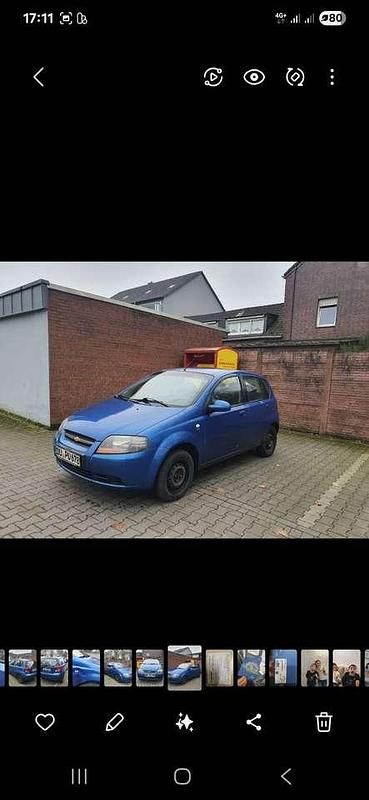 Blau Gebraucht 2007 Chevrolet Kalos SE Limousine | 800 € (Guter Preis) - Bild 1/4