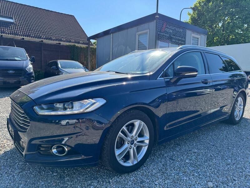 Blau Gebraucht 2018 Ford Mondeo Titanium Kombi | 11.900 € (Guter Preis) - Bild 1/4