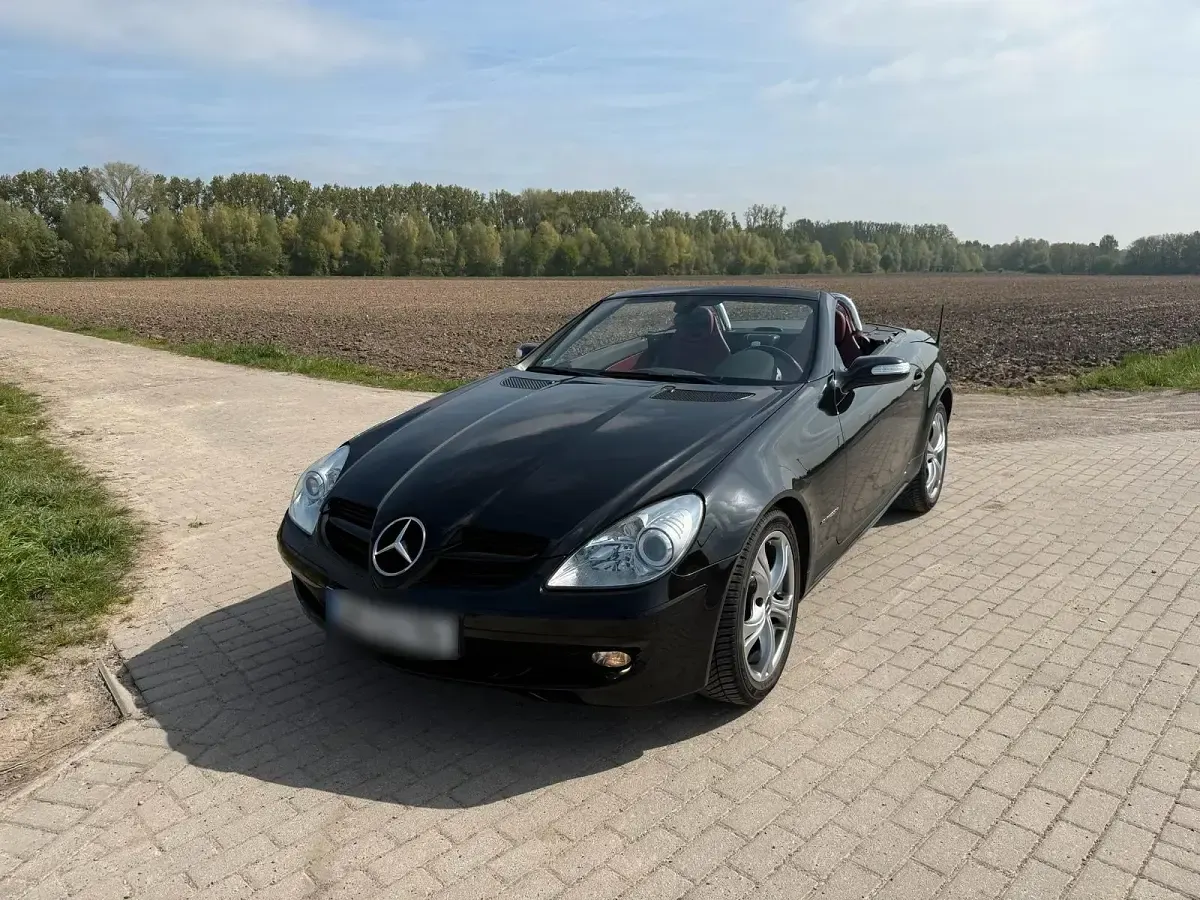 Gebraucht Mercedes SLK200 163 PS (119 kW) 2005 Schwarz Cabrio
