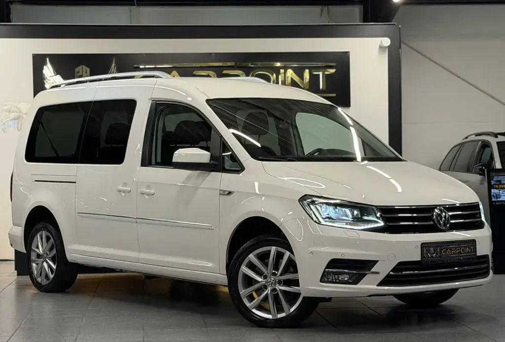 Gebraucht VW Caddy Maxi Highline 125 PS (91 kW) 2018 Weiß Van / Kleinbus