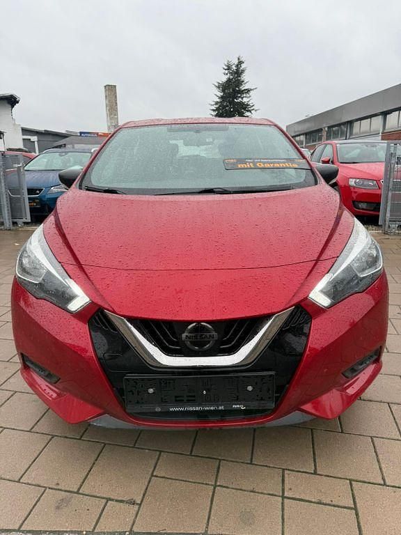 Rot Gebraucht 2019 Nissan Micra Visia+ Kleinwagen | 9.899 € (Fairer Preis) - Bild 1/4
