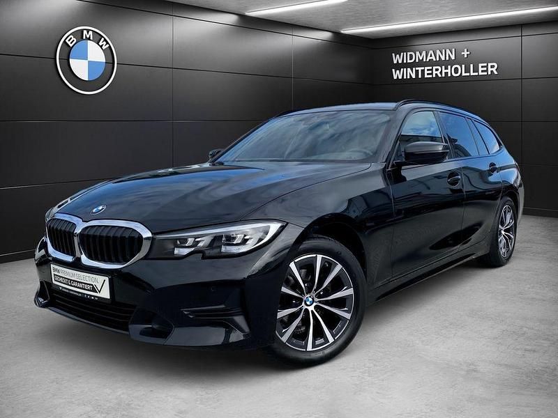 Schwarz Gebraucht 2021 BMW 318 Sport Line Kombi | 26.780 € (Etwas zu teuer) - Bild 1/3
