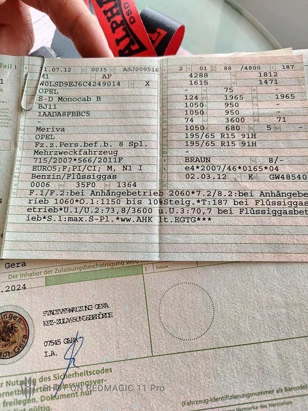 Gebraucht Opel Meriva 115 PS (84 kW) 2012 Van / Kleinbus