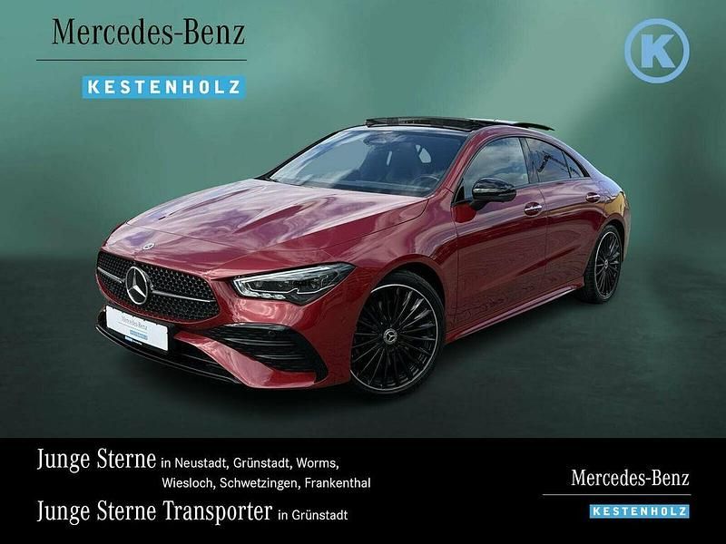 Rot Gebraucht 2024 Mercedes CLA220 AMG Limousine | 47.440 € - Bild 1/4