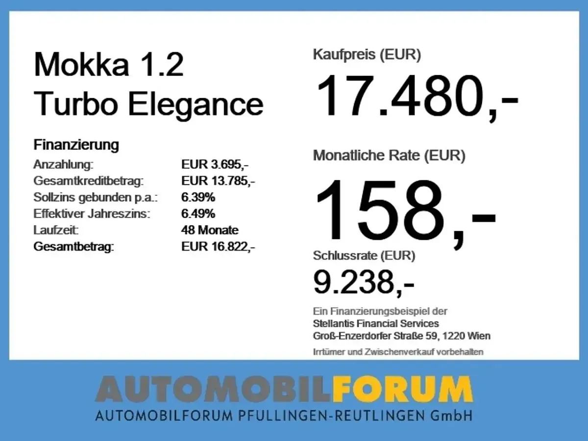Gebraucht Opel Mokka Elegance 131 PS (96 kW) 2024 Lackierung schwarz perla nera/ SUV