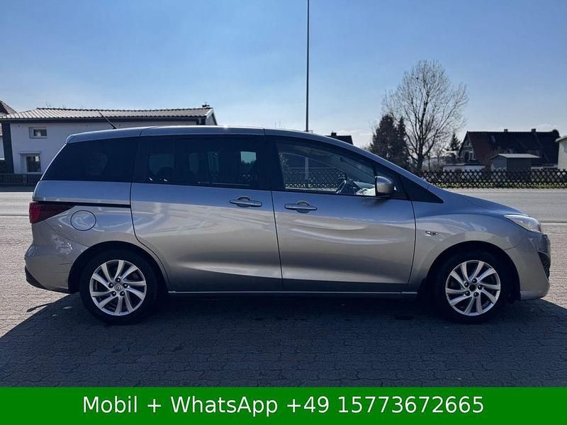 Gebraucht Mazda 5 Center-Line 116 PS (85 kW) 2011 Silber Van / Kleinbus