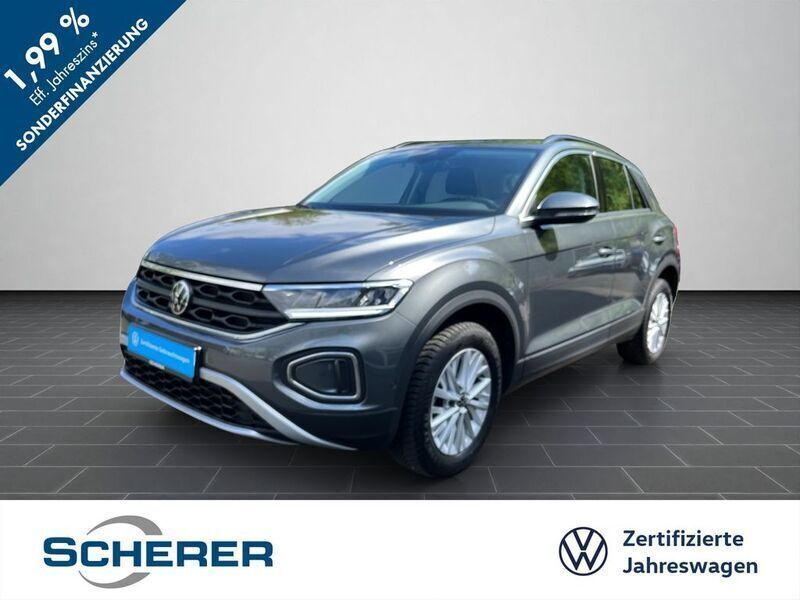 Grau (indiumgrau metallic) Gebraucht 2023 VW T-Roc Pro SUV | 23.790 € (Superpreis) - Bild 1/4