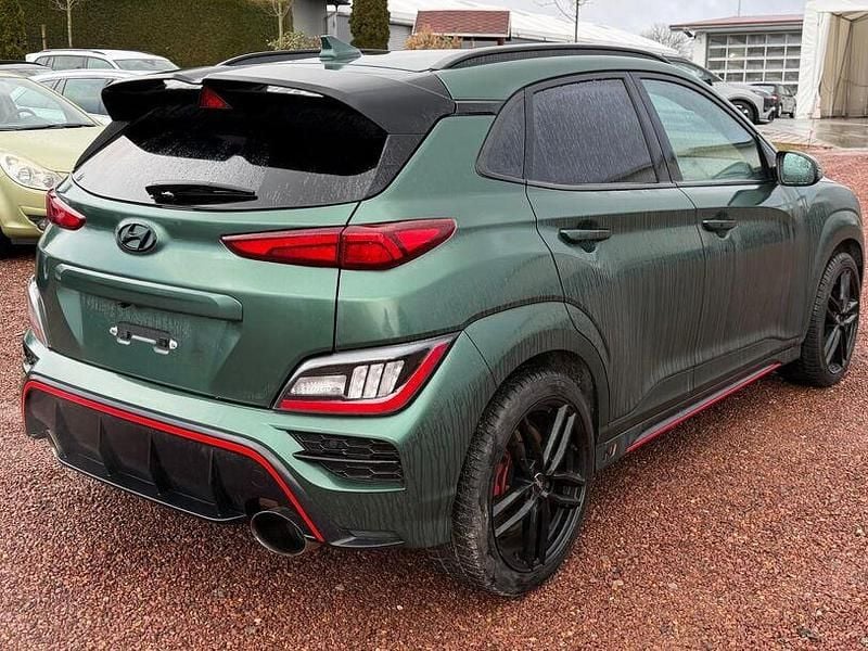 Gebraucht Hyundai Kona N Performance 360 PS (264 kW) 2023 Grün matt foliert SUV