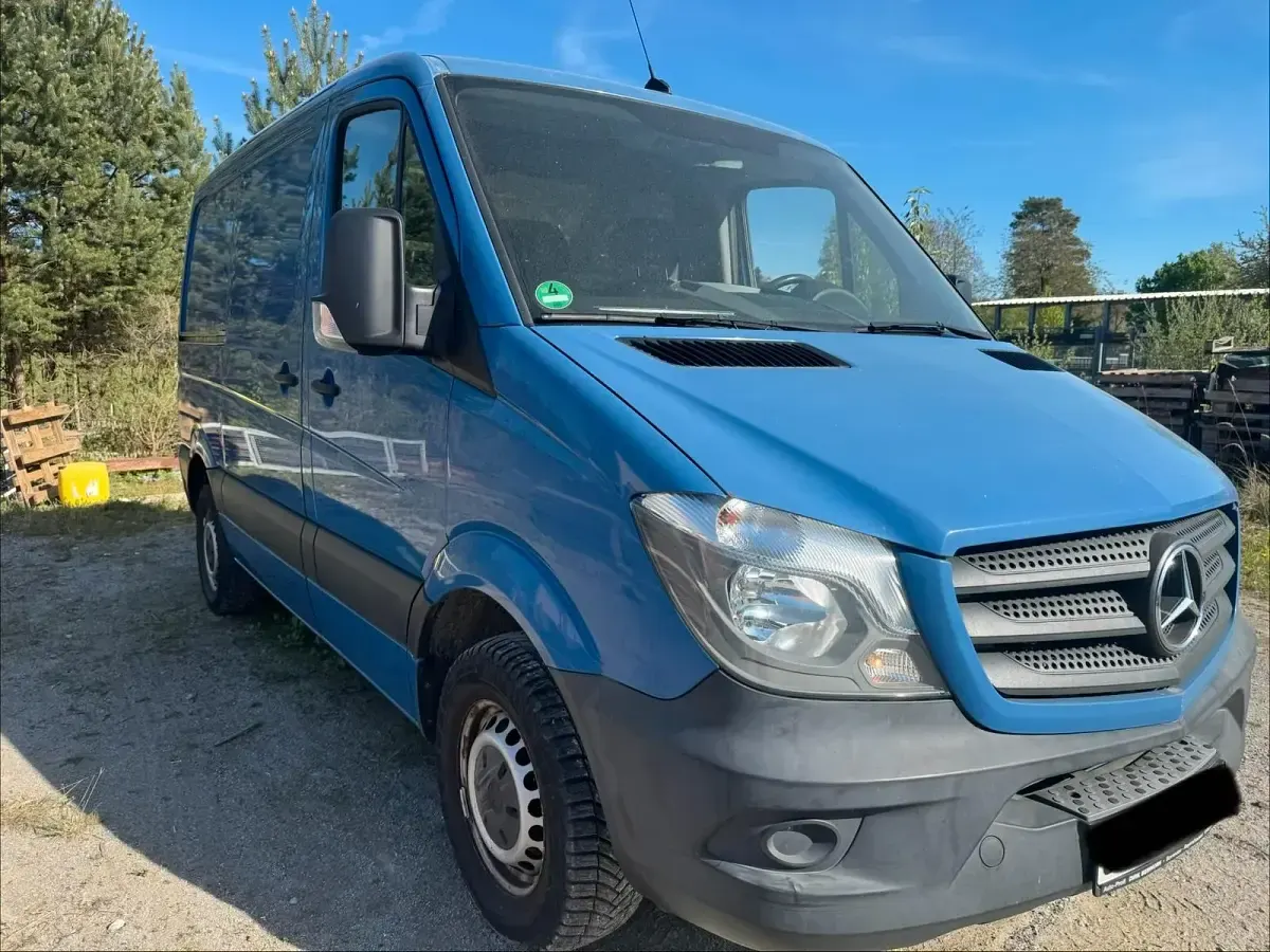 Używany Mercedes Sprinter 163 KM (119 kW) 2016 Niebieski Van