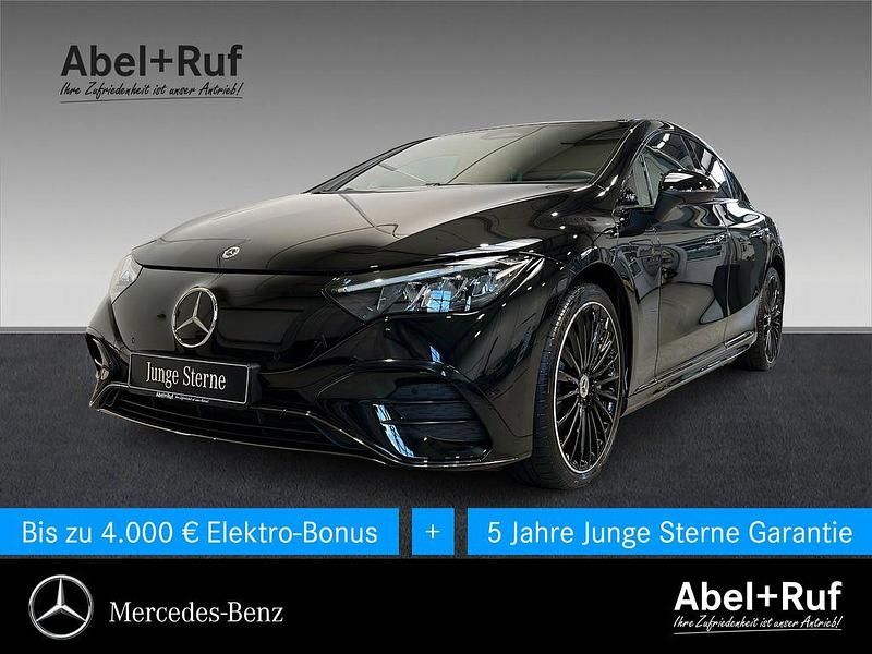 Unilack schwarz Gebraucht 2024 Mercedes EQE350 AMG Limousine | 48.989 € (Guter Preis) - Bild 1/4