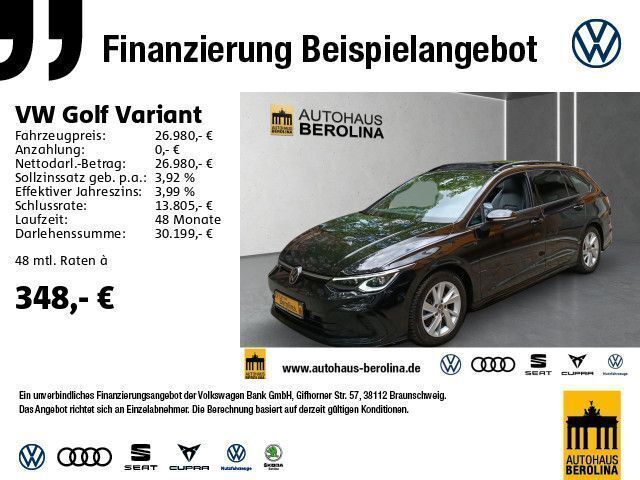 Schwarz Gebraucht 2022 VW Golf VIII R-line Kombi | 26.980 € (Fairer Preis) - Bild 1/4