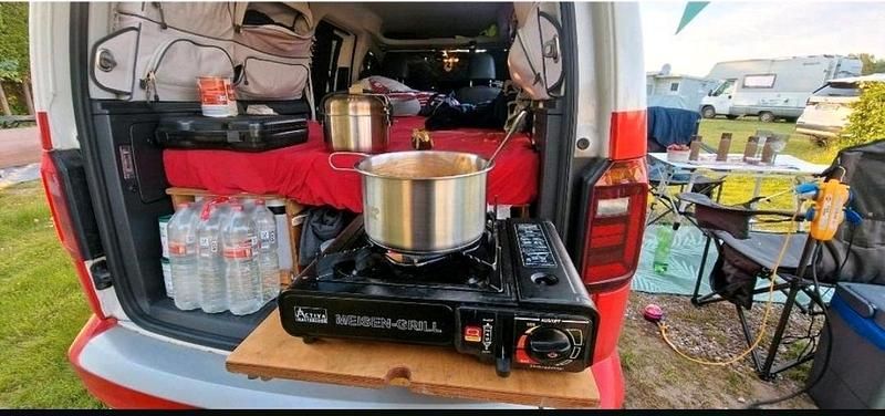 Gebraucht VW Caddy Maxi 105 PS (77 kW) 2015 Weiß Van / Kleinbus