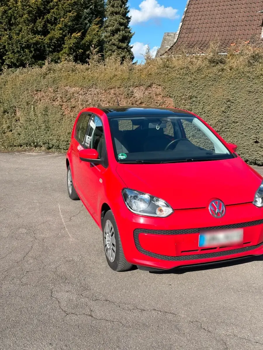 Gebraucht VW up! 60 PS (44 kW) 2015 Rot Kleinwagen