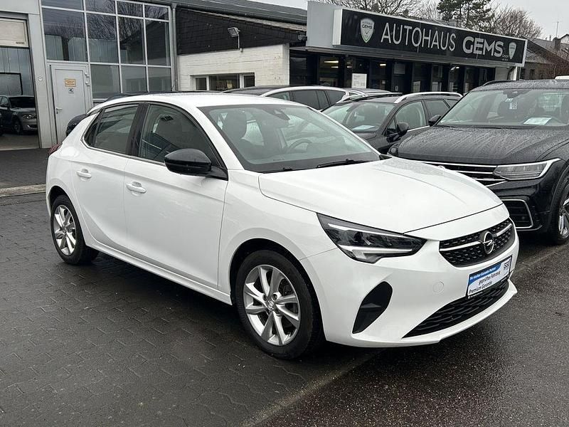 Jade weiss/arktis weiss Gebraucht 2023 Opel Corsa Elegance Limousine | 10.490 € - Bild 1/4