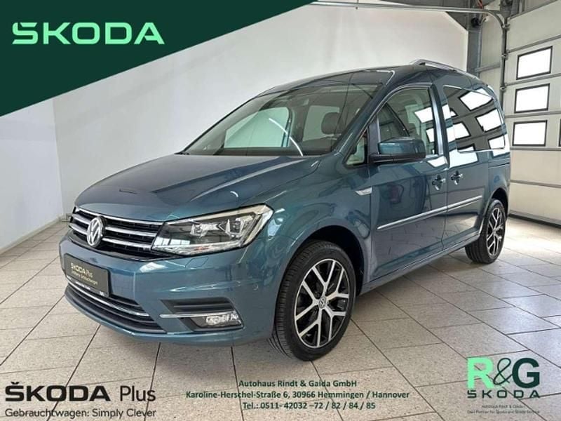 Gruen Gebraucht 2017 VW Caddy Highline Van / Kleinbus | 21.499 € (Fairer Preis) - Bild 1/4