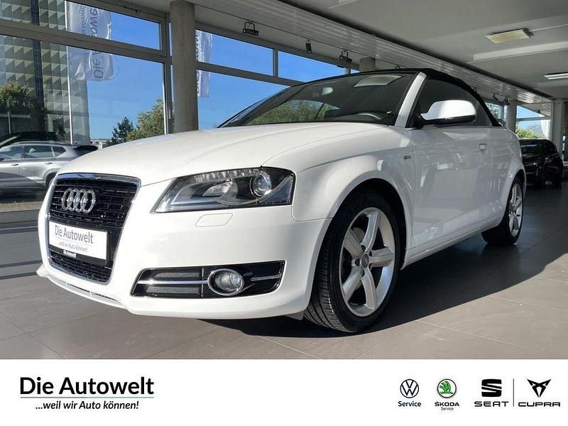 Ibisweiß Gebraucht 2011 Audi A3 Cabriolet S-Line Cabrio | 12.980 € (Teuer) - Bild 1/4
