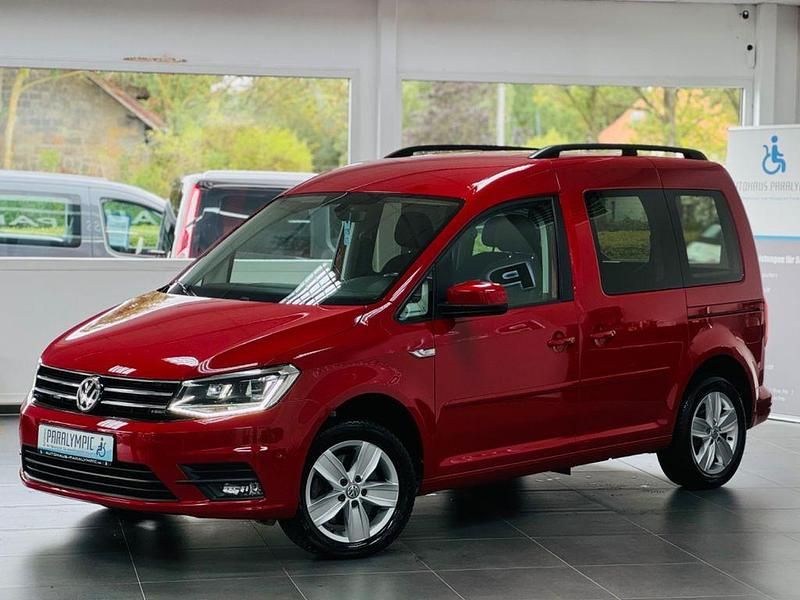 Gebraucht VW Caddy Comfortline 125 PS (91 kW) 2016 Rot Van / Kleinbus