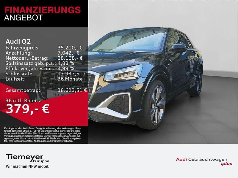 Schwarz Gebraucht 2024 Audi Q2 S-Line SUV | 35.210 € (Etwas zu teuer) - Bild 1/4