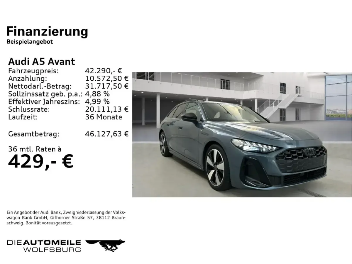Gebraucht Audi A5 S-Line 204 PS (150 kW) 2025 Kombi