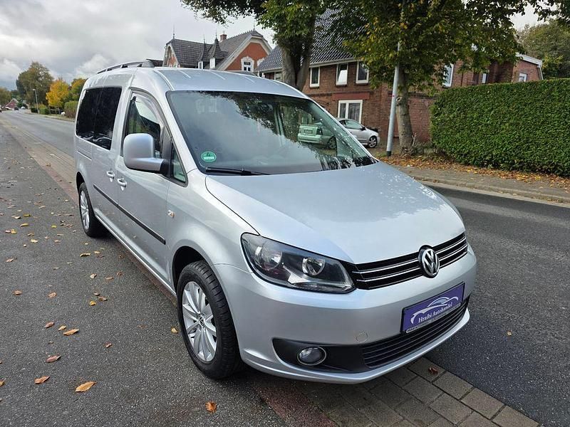 Silber Gebraucht 2013 VW Caddy Maxi Comfortline Van / Kleinbus | 8.499 € (Guter Preis) - Bild 1/4