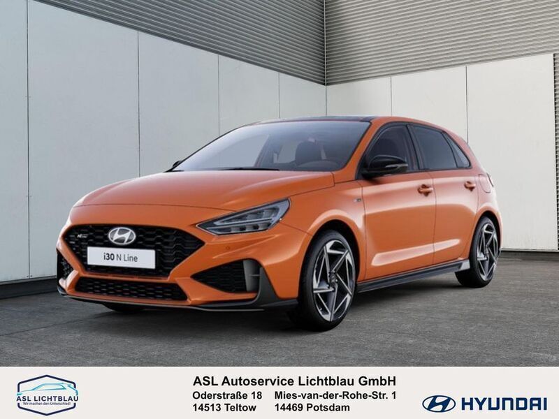 Jupiter orange Neu 2025 Hyundai i30 N Line Limousine | 25.840 € (Fairer Preis) - Bild 1/4