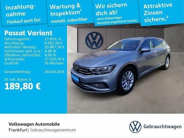 Silber Gebraucht 2024 VW Passat Business Kombi | 27.850 € (Superpreis) - Bild 1/4