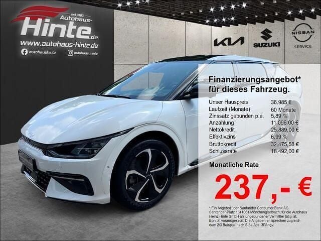 Swp) snow white pearl m (weiss Gebraucht 2022 Kia EV6 4 SUV | 36.985 € (Guter Preis) - Bild 1/3