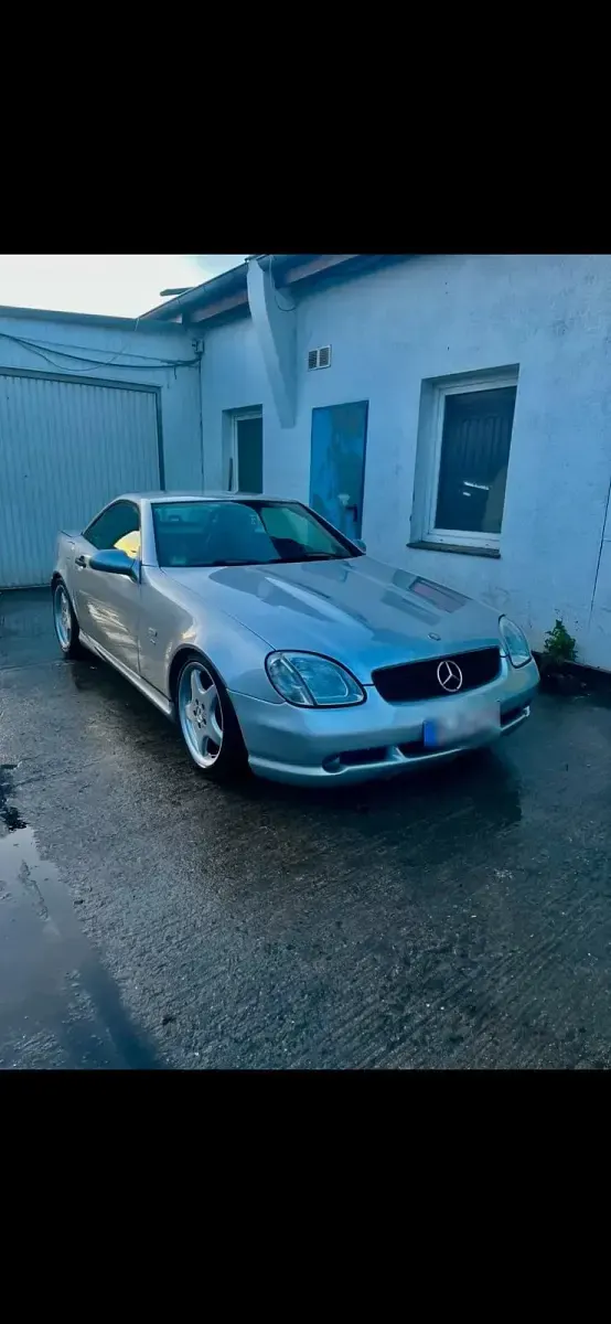 Gebraucht Mercedes SLK230 AMG 240 PS (176 kW) 1997 Silber Cabrio