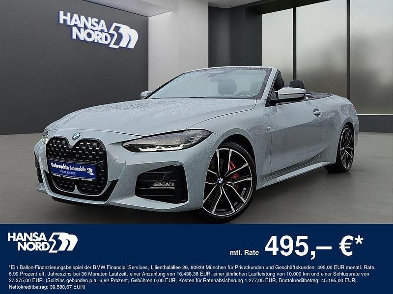 Grau / brooklyn grey (metallic) Gebraucht 2023 BMW 430 Cabriolet M Sport Cabrio | 54.750 € - Bild 1/4