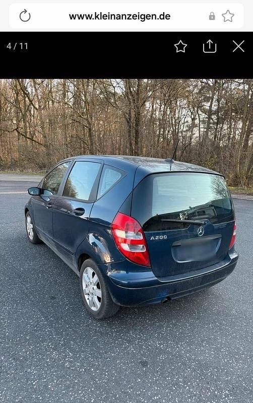 Gebraucht Mercedes A200 136 PS (100 kW) 2007 Blau Kleinwagen