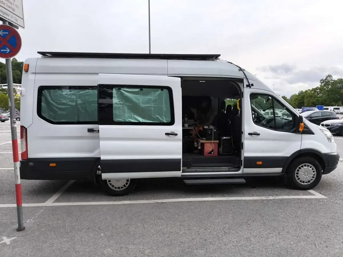 Gebraucht Ford Transit Trend 125 PS (91 kW) 2015 Weiß Van / Kleinbus