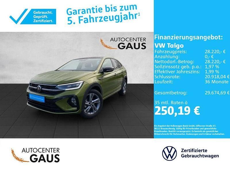 Grün Gebraucht 2024 VW Taigo R-line SUV | 28.220 € (Fairer Preis) - Bild 1/4