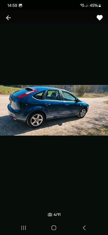 Blau Gebraucht 2007 Ford Focus Limousine | 1.300 € (Superpreis) - Bild 1/4
