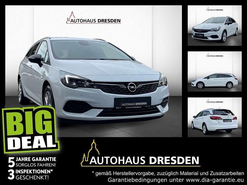 Schneeweiss Gebraucht 2021 Opel Astra Edition Kombi | 14.450 € (Guter Preis) - Bild 1/4