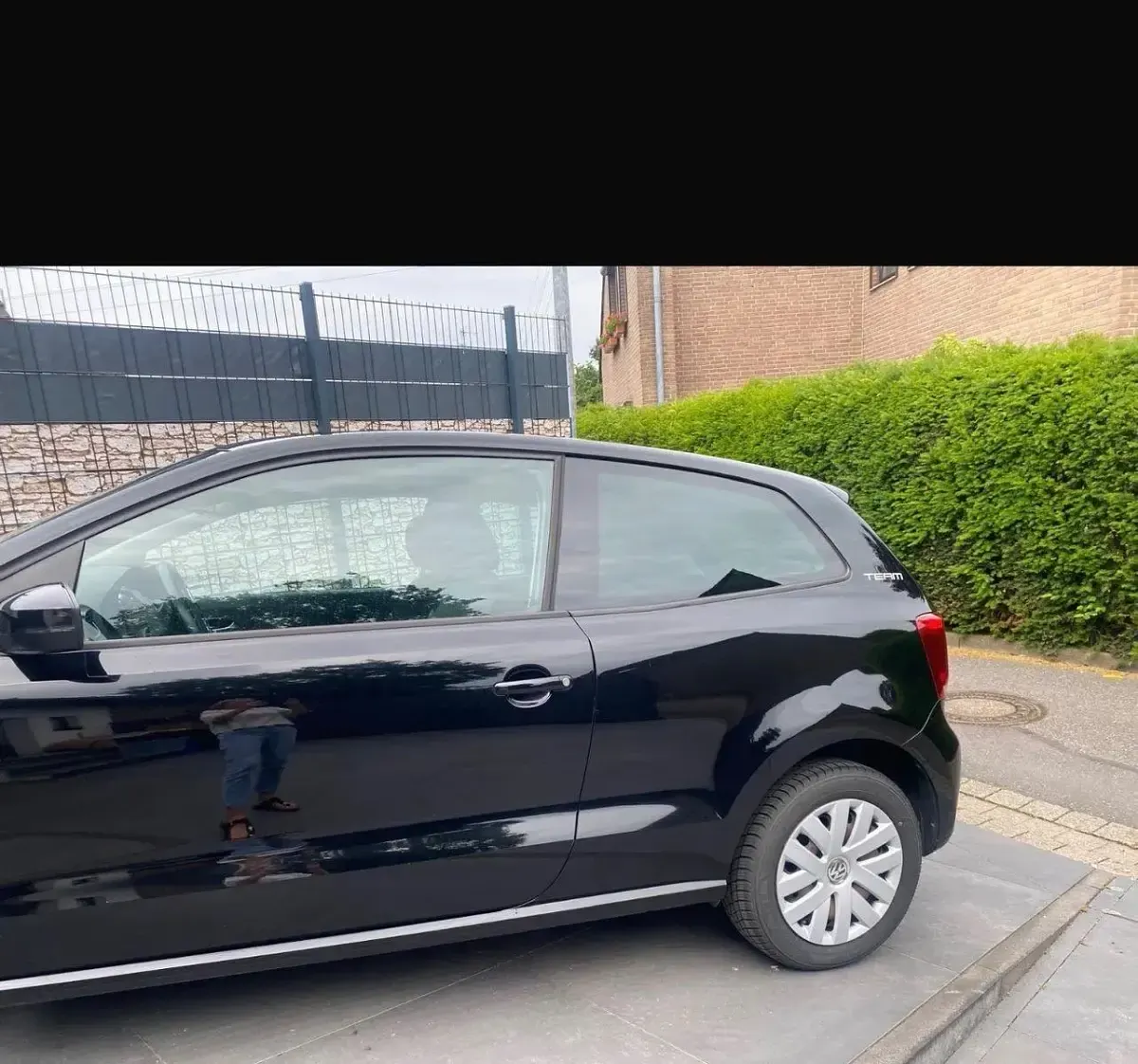Gebraucht VW Polo Team 60 PS (44 kW) 2011 Schwarz Kleinwagen