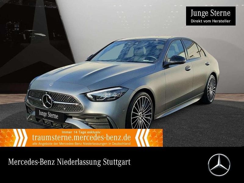 Grau Gebraucht 2023 Mercedes C300 AMG Limousine | 48.990 € (Teuer) - Bild 1/3