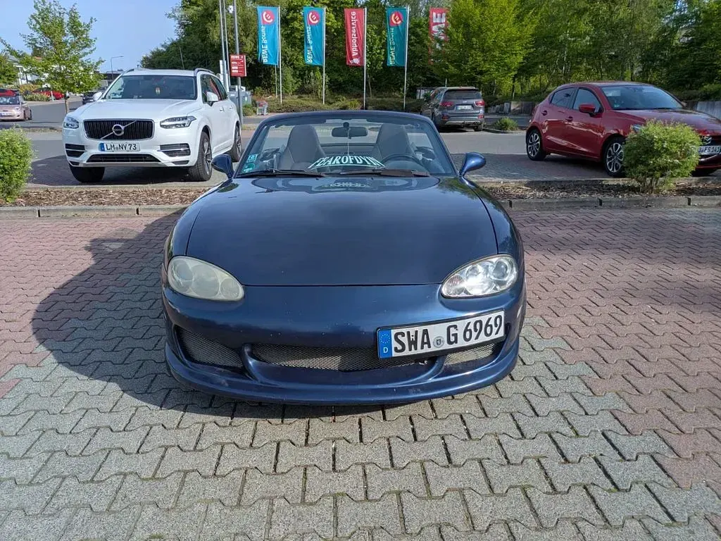 Usata Mazda MX5 110 CV (80 kW) 2002 Blu Cabrio