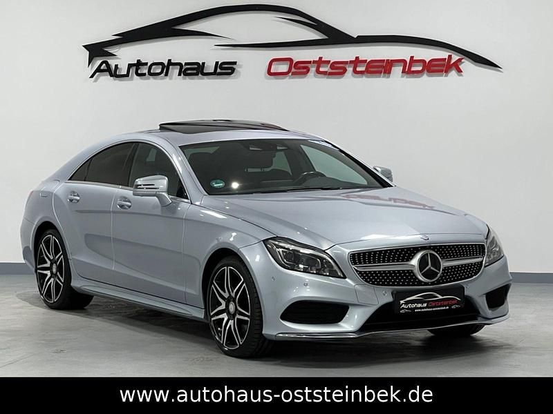 Silber Gebraucht 2016 Mercedes CLS350 AMG line Plus Coupé | 30.990 € (Teuer) - Bild 1/4