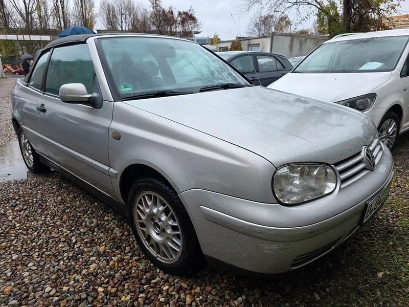 Silber Gebraucht 1998 VW Golf Cabriolet Cabrio | 1.250 € (Superpreis) - Bild 1/4