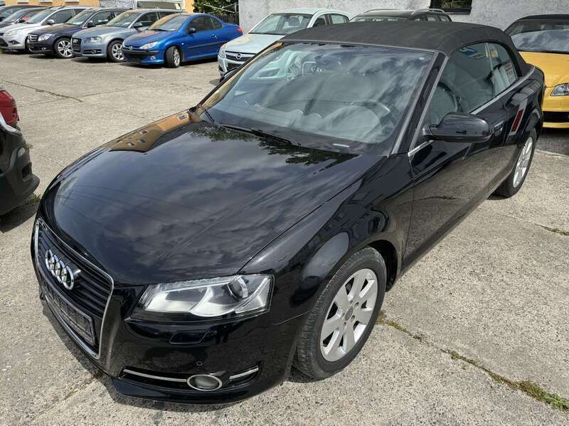 Phantomschwarz perleffekt Gebraucht 2012 Audi A3 Cabriolet Ambition Cabrio | 9.999 € (Guter Preis) - Bild 1/4