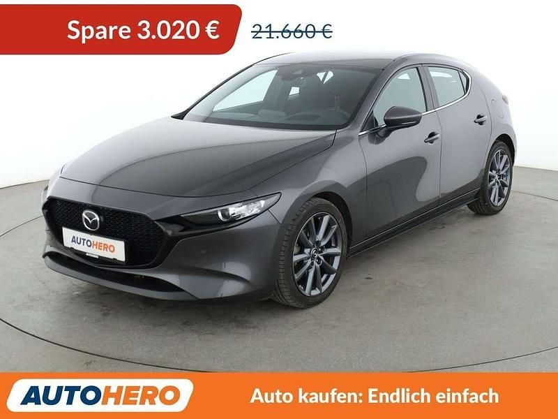 Grau Gebraucht 2021 Mazda 3 Selection Limousine | 18.640 € (Guter Preis) - Bild 1/3