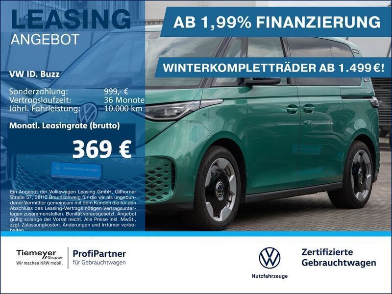 Bay leaf green metallic Gebraucht 2023 VW ID. Buzz Pro Van | 46.880 € (Fairer Preis) - Bild 1/4