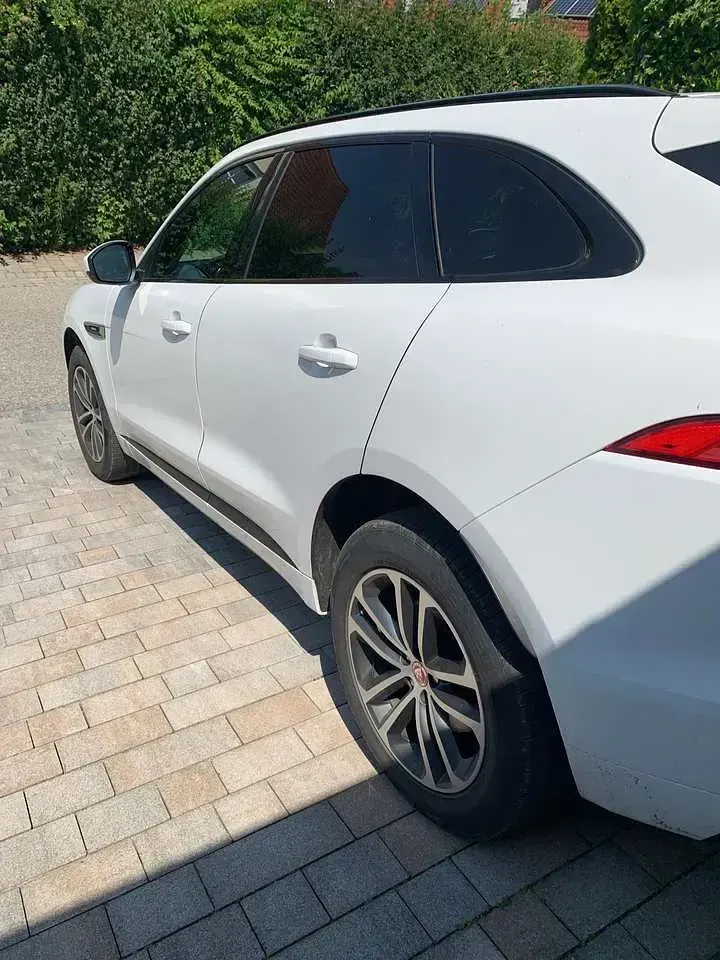 Gebraucht Jaguar F-Pace R-Sport 179 PS (131 kW) 2018 Weiß SUV